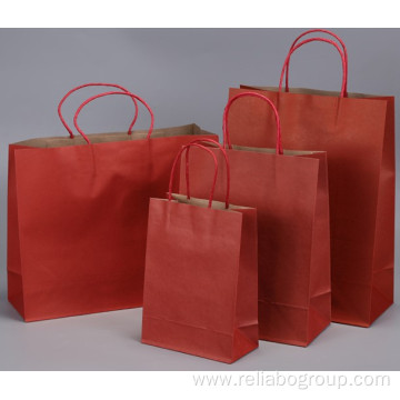 Brown Kraft Paper Bags with handles Shopping Bag